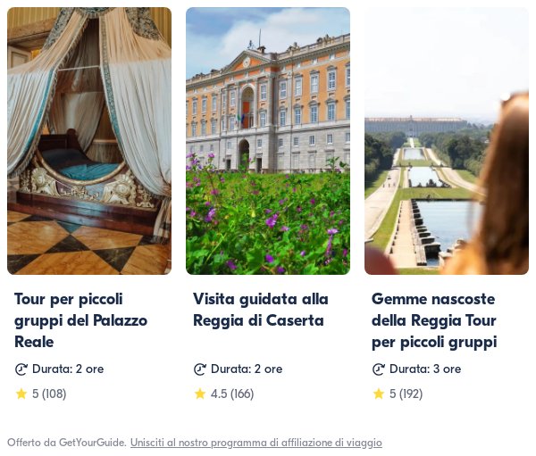 caserta: Get Your Guide