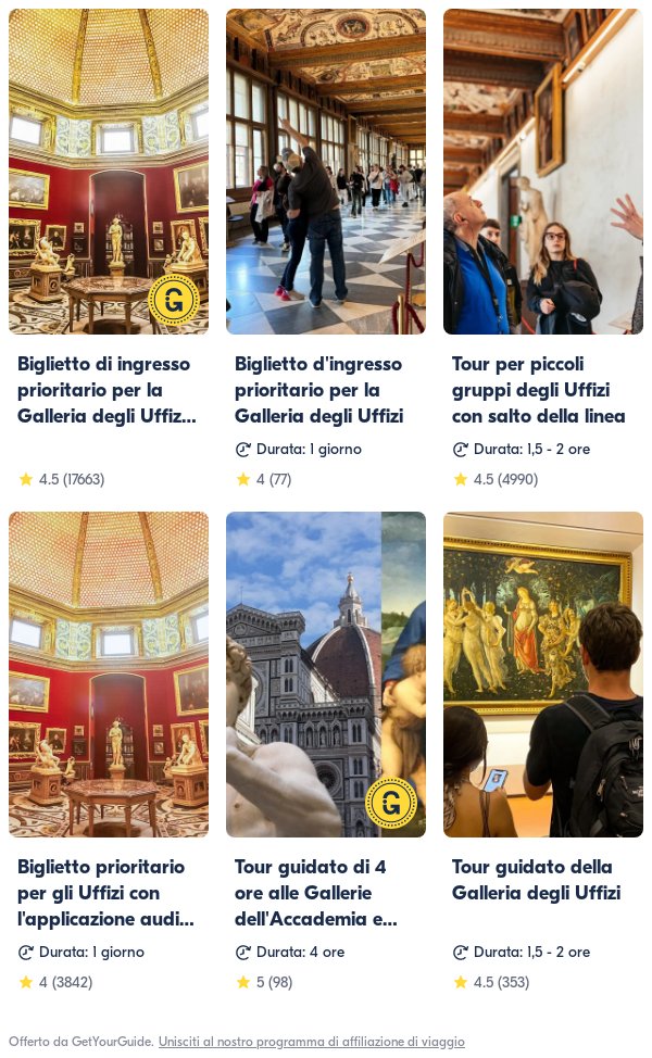 galleria uffizi: Get Your Guide