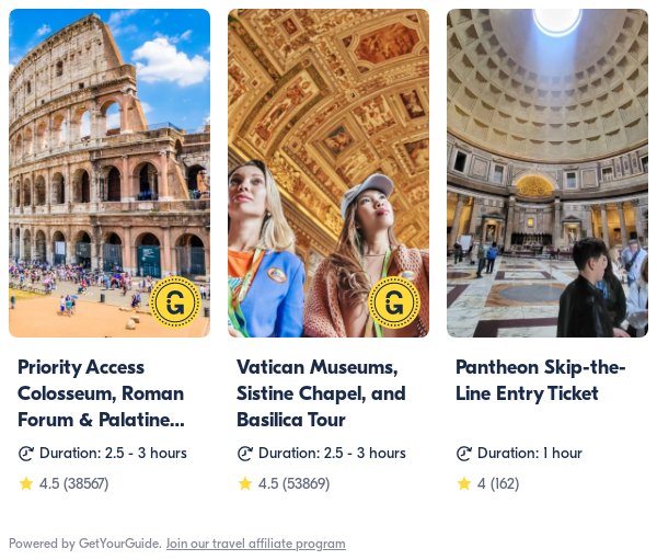 Rome: Get Your Guide