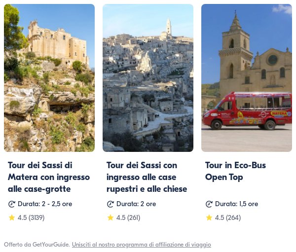 matera: Get Your Guide
