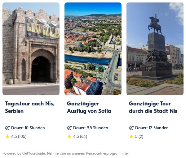 Niš: Get Your Guide
