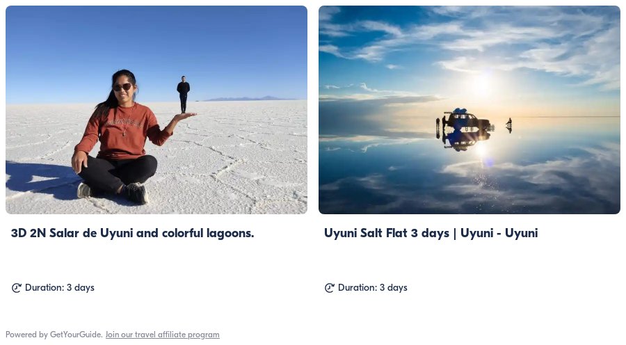 uyuni 3 day: Get Your Guide