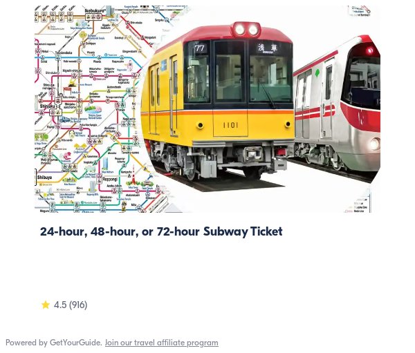 tokyo metro: Get Your Guide
