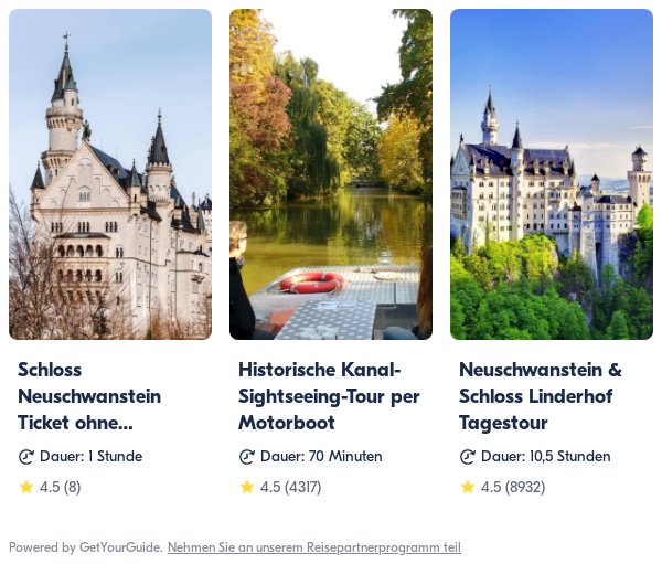 Deutschland: Get Your Guide