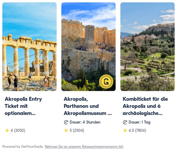 Athen: Get Your Guide
