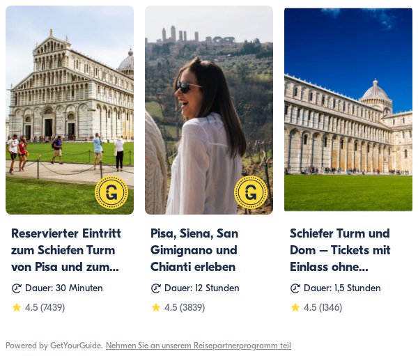Pisa: Get Your Guide