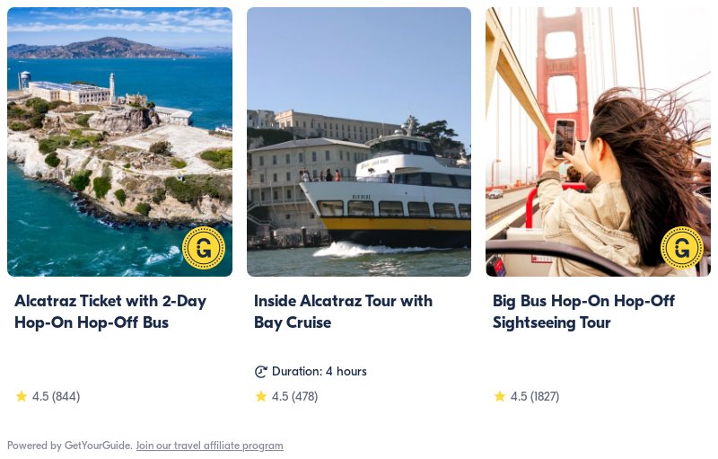 san francisco: Get Your Guide